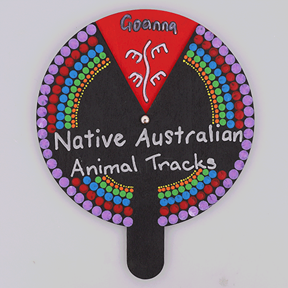 Indigenous Animal Tracks Wheel CleverPatch CleverPatch Art