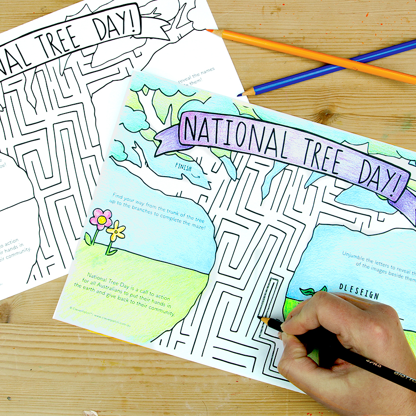 National Tree Day! Maze Paper & Card CleverPatch CleverPatch