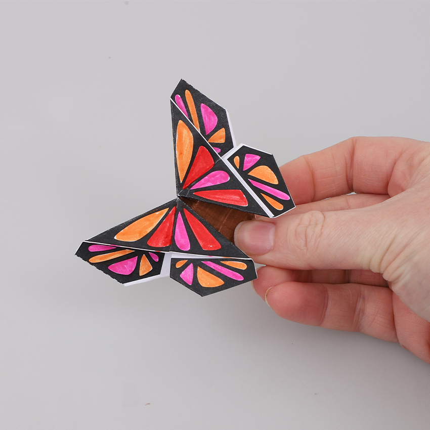 Origami Butterfly Bookmark Paper & Card CleverPatch CleverPatch