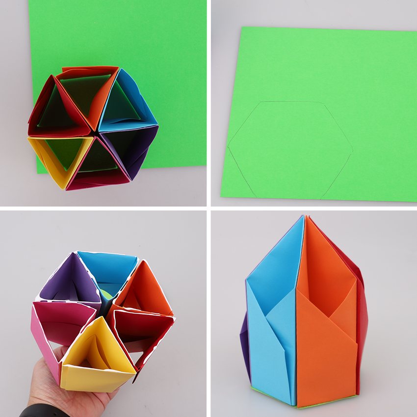 Origami Pencil Holder Paper & Card CleverPatch CleverPatch Art & Craft Supplies