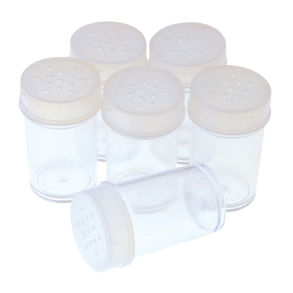 Glitter Shakers Empty Pack of 6 Glitter CleverPatch Art