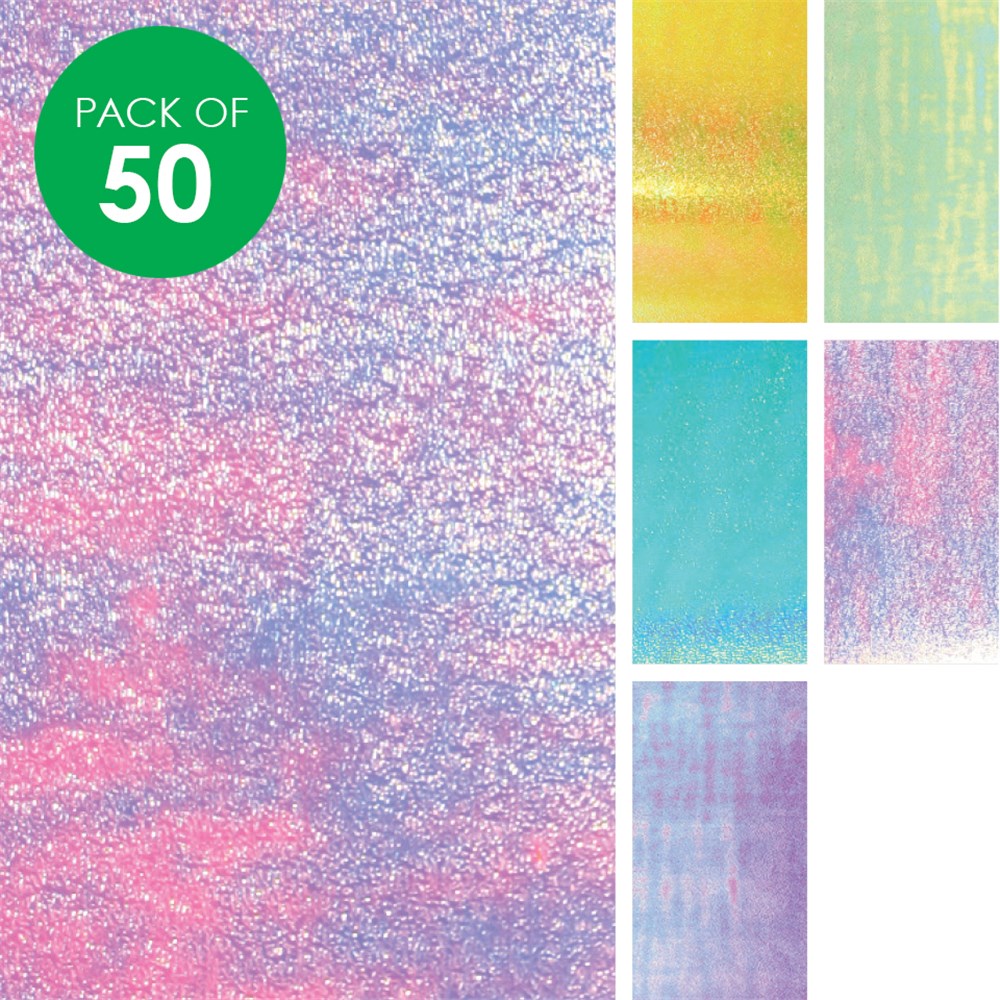 Metallic Pearl Glitter Paper Pack of 50 Paper & Card CleverPatch