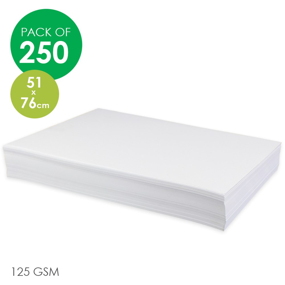 Cover Paper White 510 x 760mm Pack of 250 Cover Paper