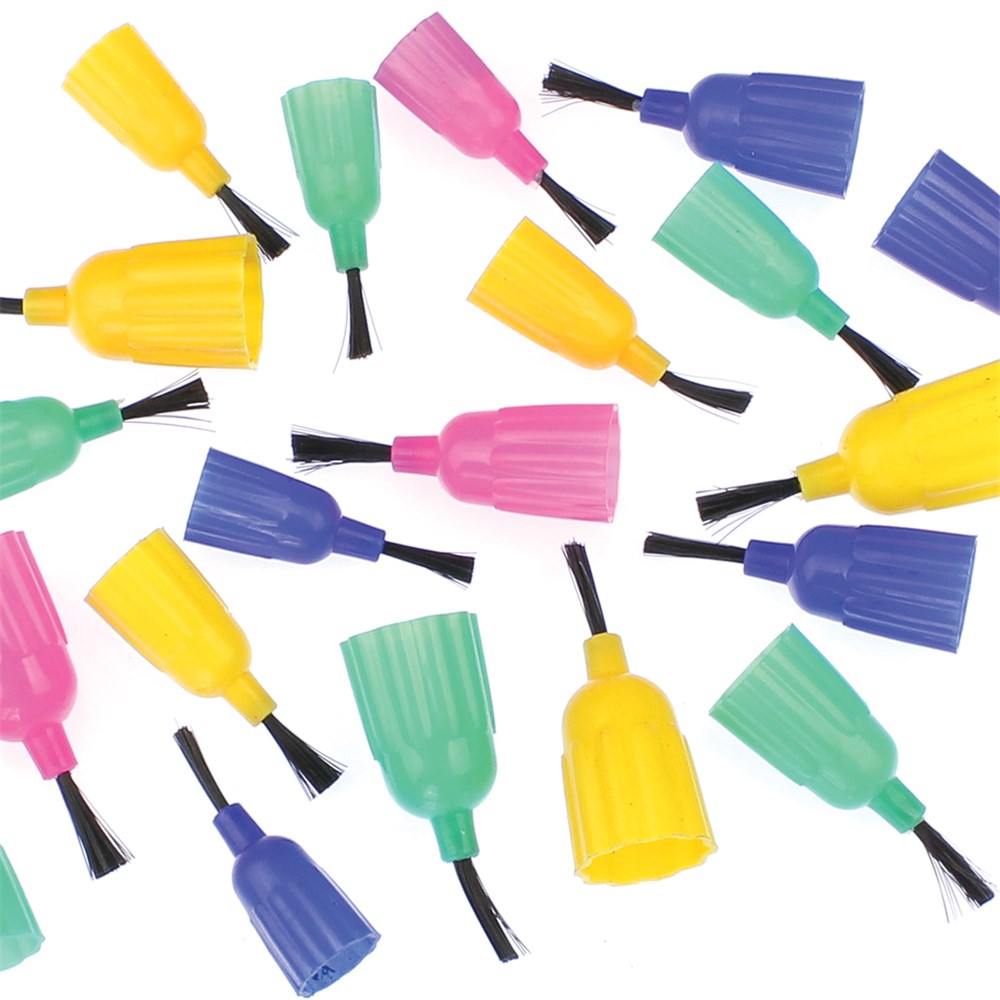 Finger Paint Brushes Pack of 20 Paint Brushes & Effects