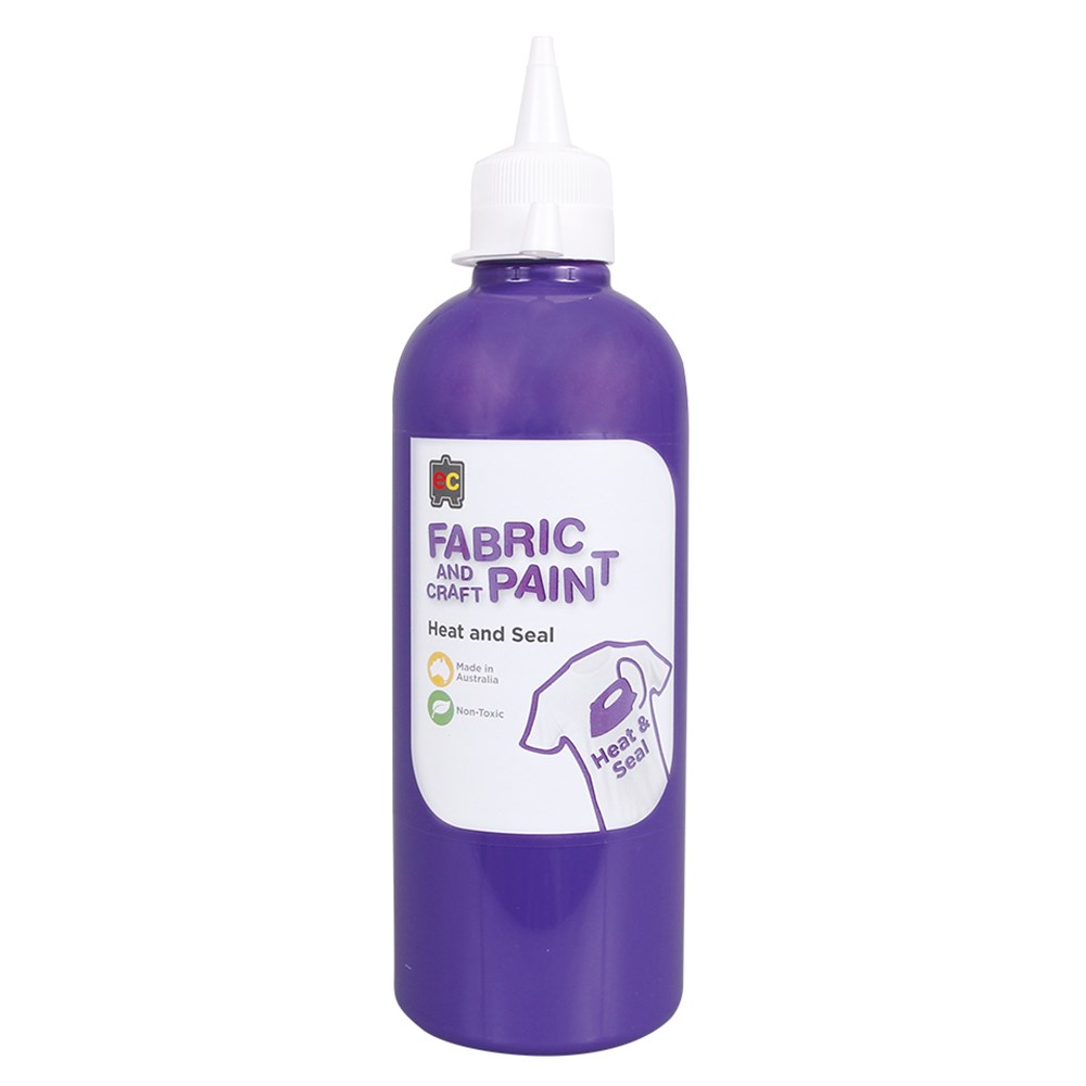 EC Fabric Paint Purple 500ml Fabric Paint CleverPatch Art