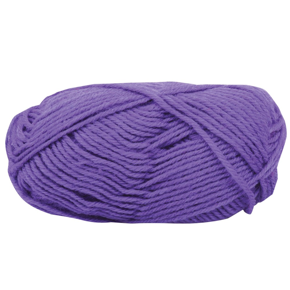 Soft Yarn Wool Purple 100g Sewing & Textiles CleverPatch Art