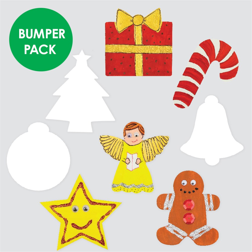Cardboard Christmas Cutouts Bumper Pack Activity & Bumper Packs