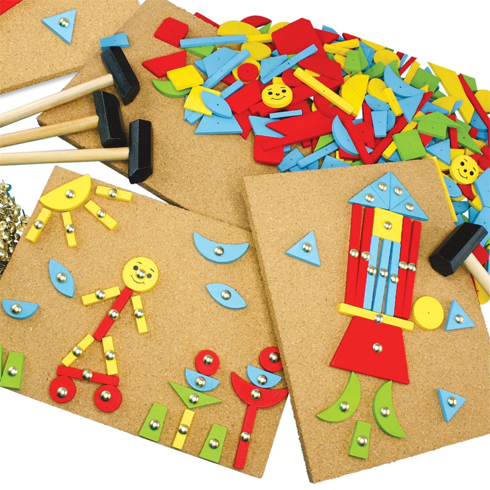 Tap A Shape Corkboard 21.5 x 15.5 x 0.9cm Tap A Shape CleverPatch