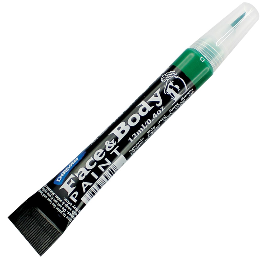 Derivan Face & Body Paint Marker Green Paint & Accessories