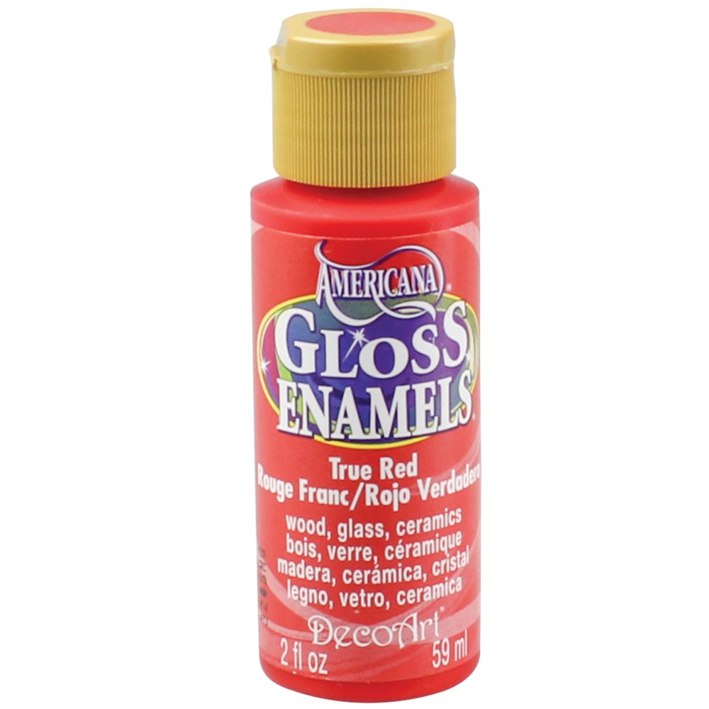 Glass & Porcelain Paint Red 59ml Glass & Porcelain Paint