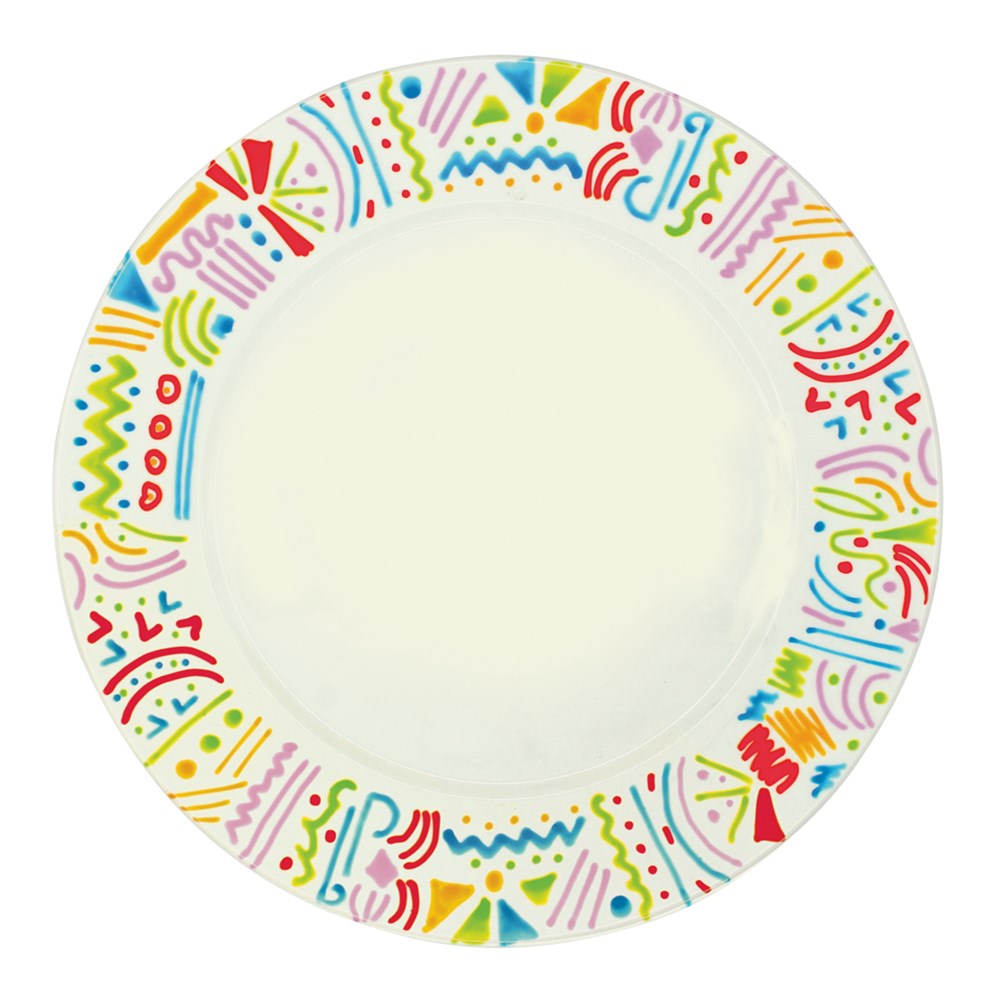 Porcelain Plate Each Porcelain, Glass & Plastic CleverPatch Art & Craft Supplies