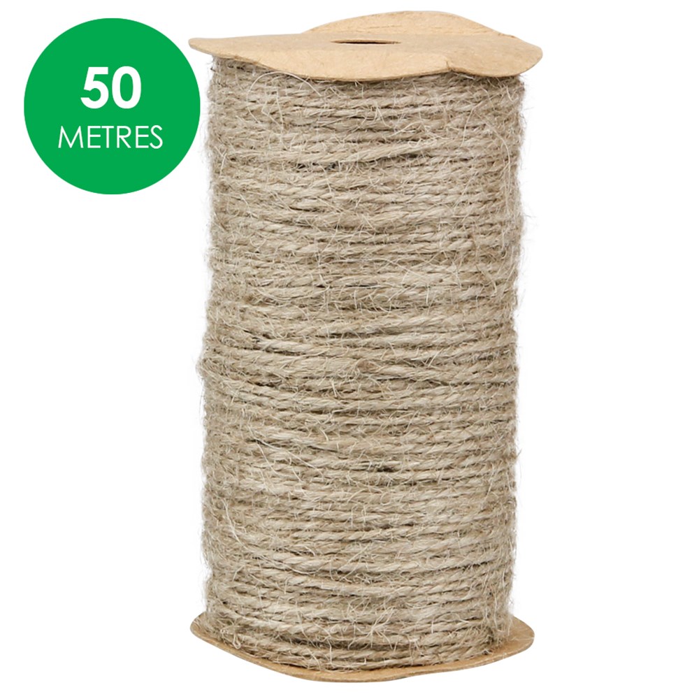 Hemp Rope Natural 50 Metres General Collage CleverPatch Art