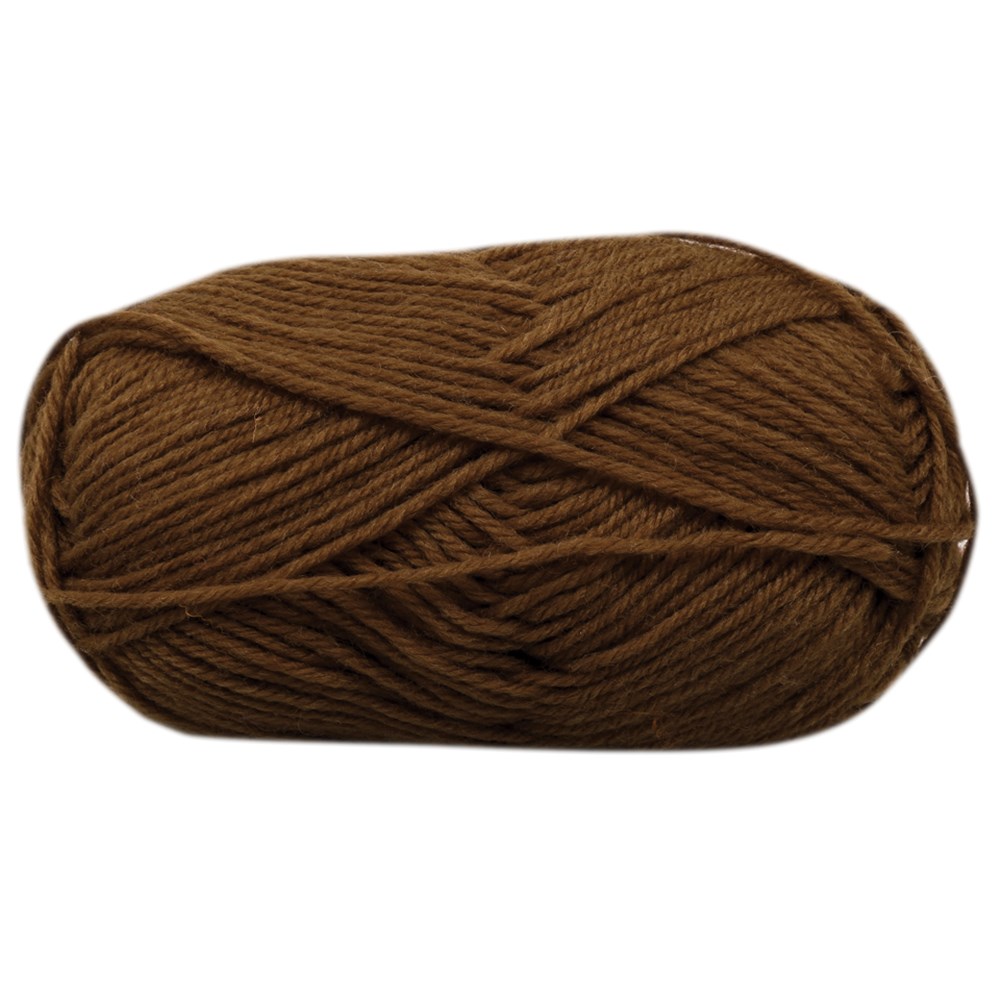 Soft Yarn Wool Brown 100g Sewing & Textiles CleverPatch Art