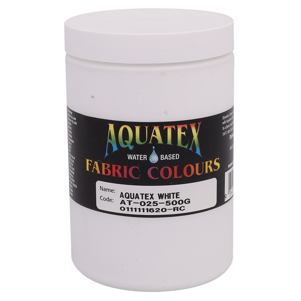 Aquatex Fabric Paint White 500g Pack Fabric Paint CleverPatch