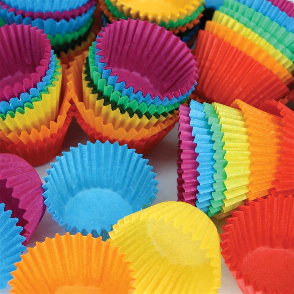 Mini Patty Pans Coloured Pack of 1,000 Patty Pans CleverPatch