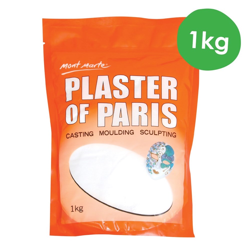 Plaster of Paris 1kg Pack Plaster & Moulds CleverPatch Art & Craft Supplies