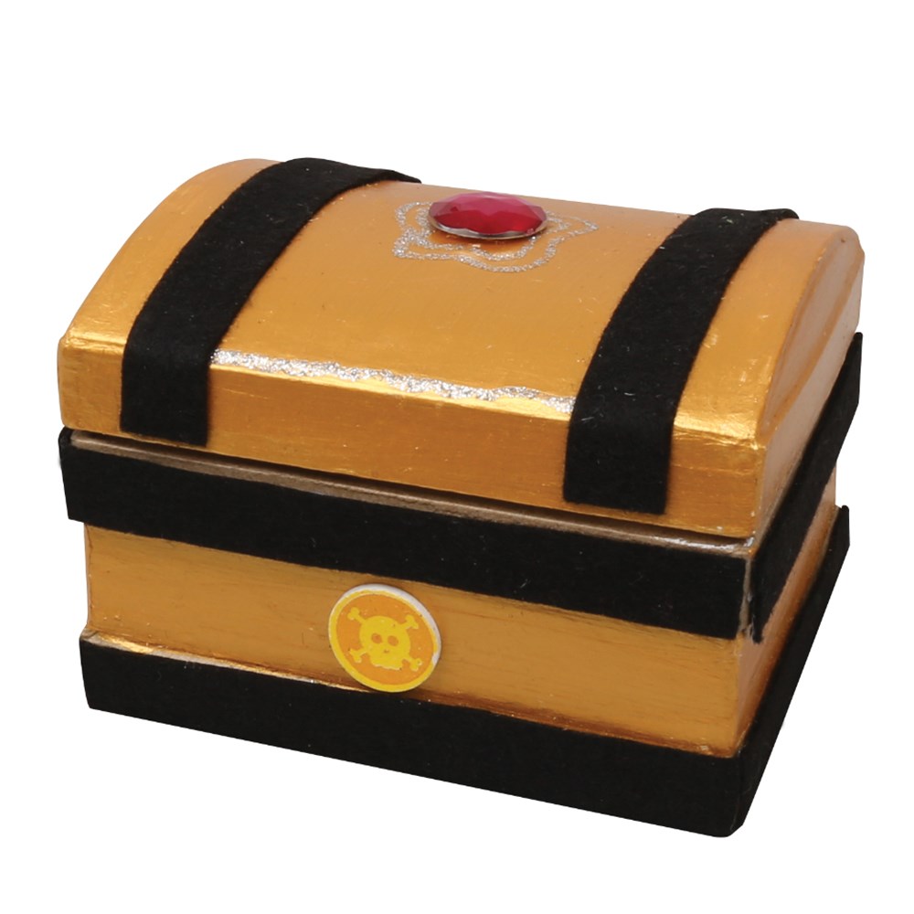 Papier Mache Treasure Chest 3D Papier Mache Shapes CleverPatch