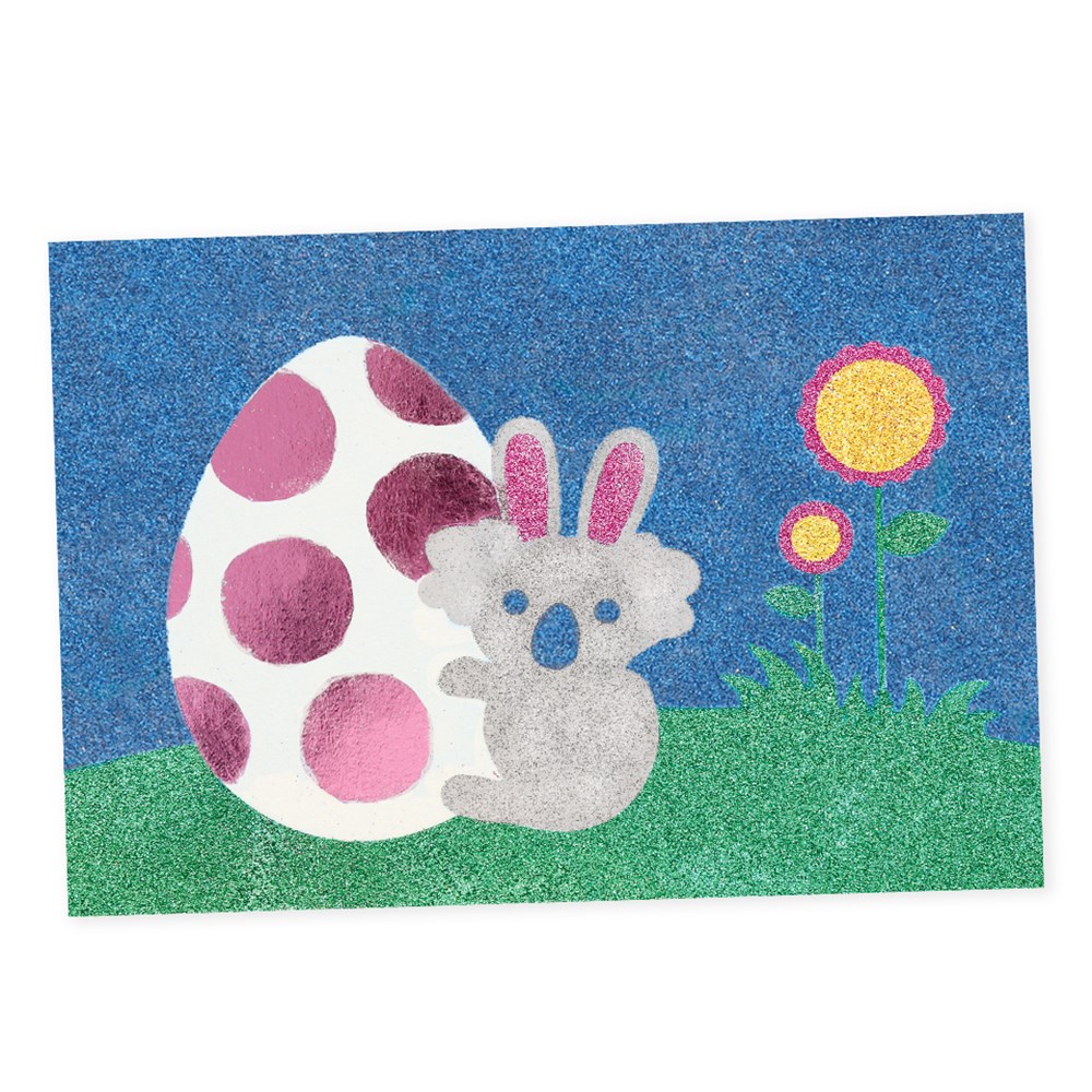 Easter Sand Art Sheets Pack of 20 Sand Art CleverPatch Art & Craft Supplies