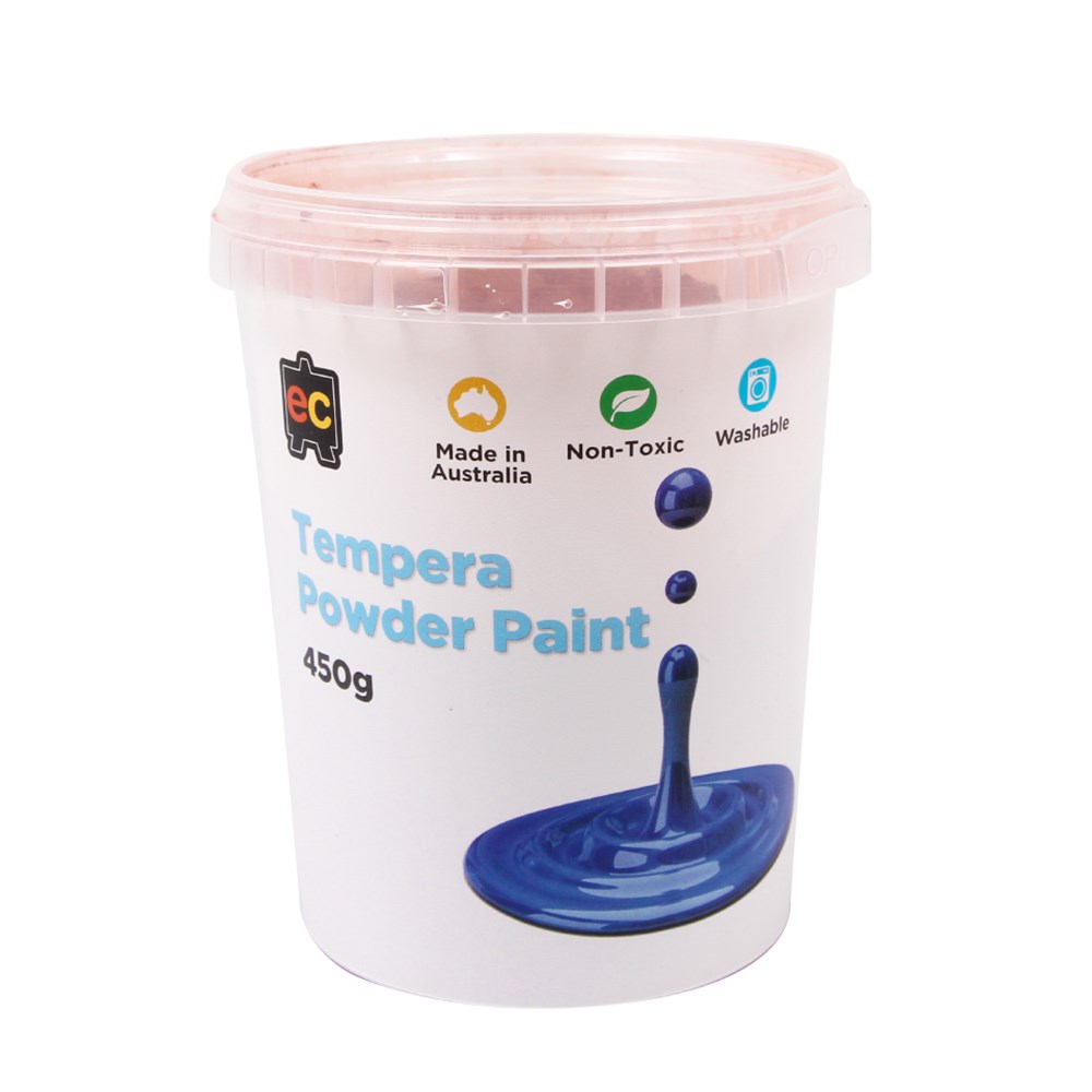 EC Tempera Powder Paint Brown 450g Pack CleverPatch Art & Craft