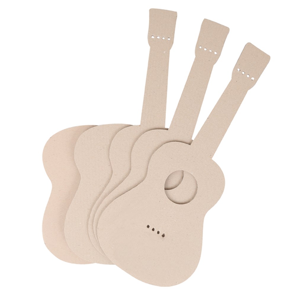 Cardboard Guitar Each CleverPatch Art & Craft Supplies