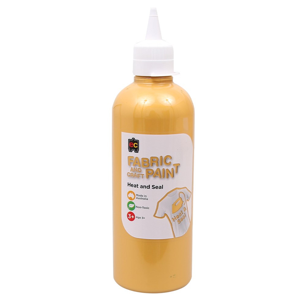 EC Fabric Paint Gold 500ml CleverPatch CleverPatch Art