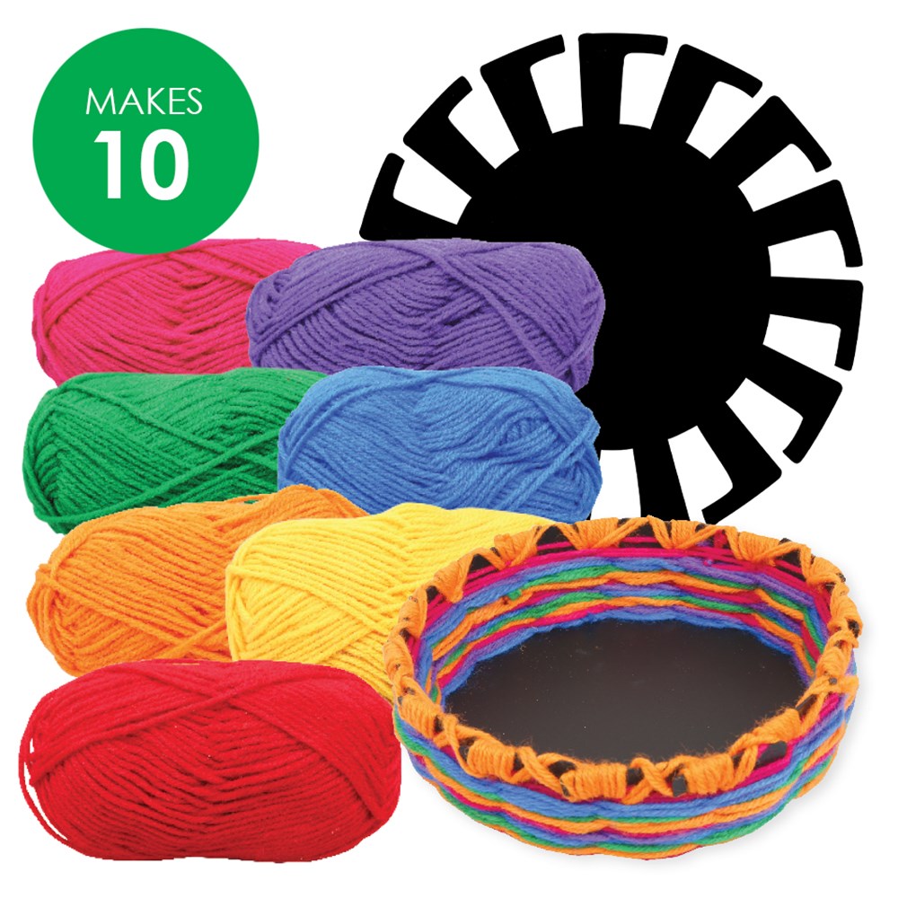 Plastic Weaving Baskets Kit Makes 10 CleverPatch CleverPatch