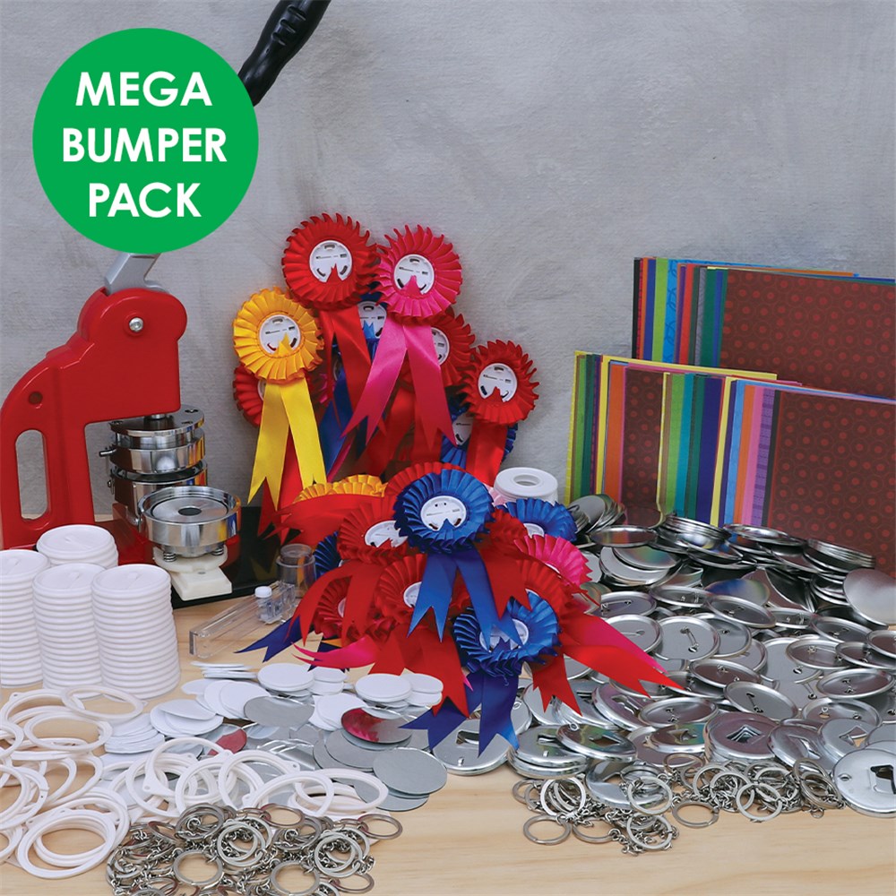 Badge Making Mega Bumper Pack CleverPatch CleverPatch Art & Craft