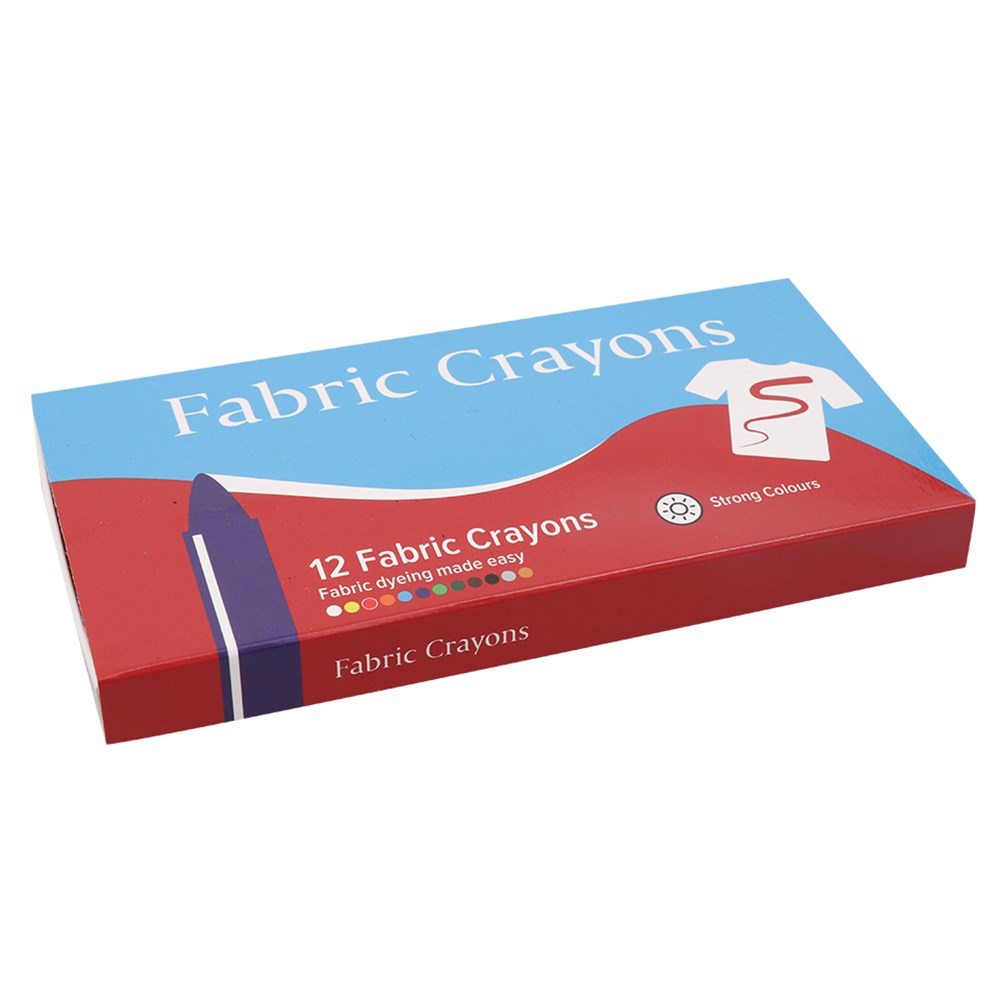 Scola Fabric Crayons Pack of 12 CleverPatch CleverPatch Art