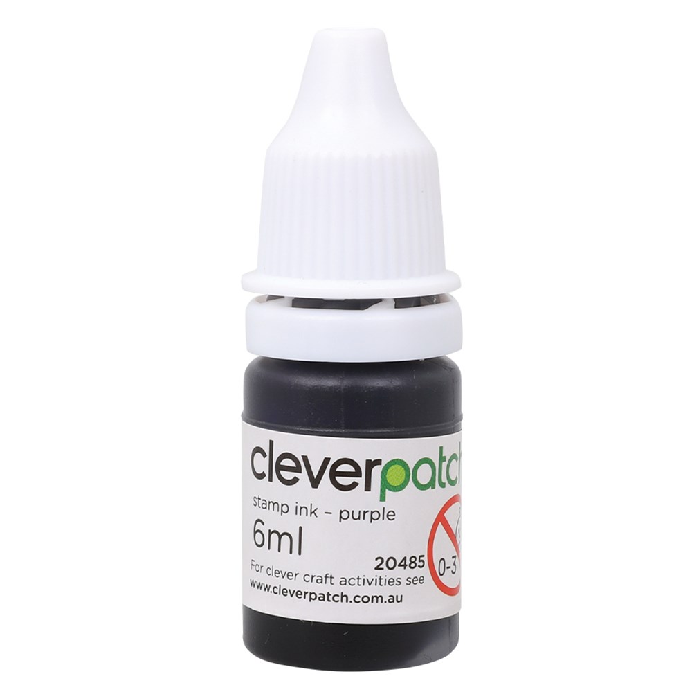 Stamp Ink Purple 6ml CleverPatch CleverPatch Art & Craft Supplies