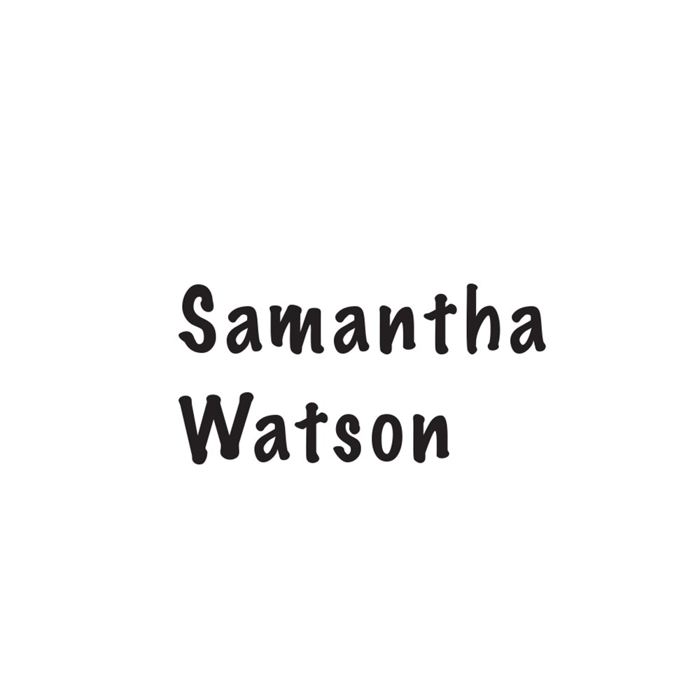 CleverStamp Personalised Fabric Name Stamp CleverPatch CleverPatch Art & Craft Supplies