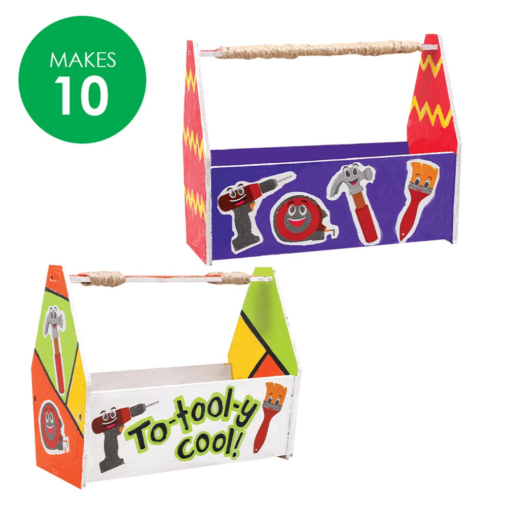 Wooden Tool Boxes Group Pack CleverPatch CleverPatch Art & Craft