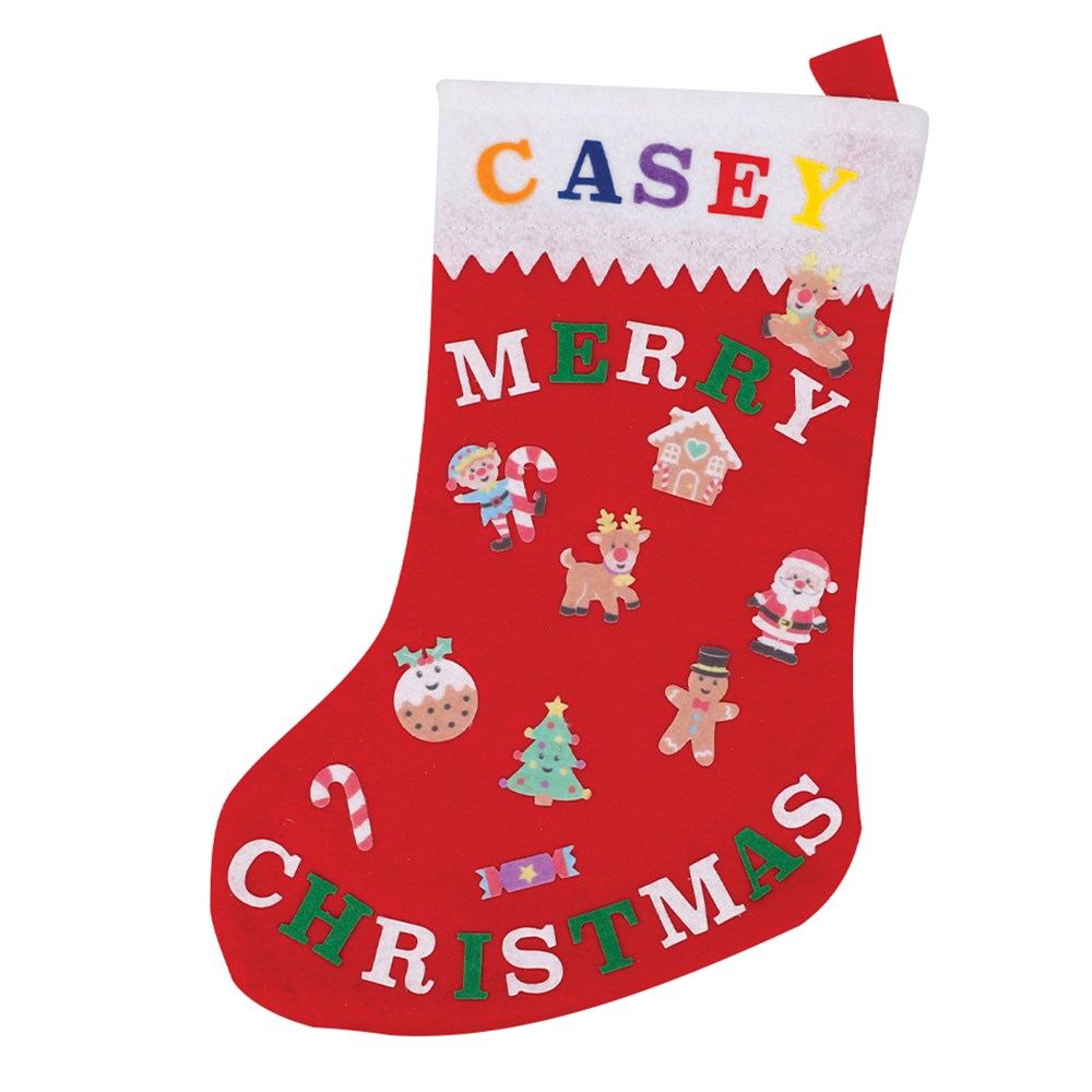 Large Felt Christmas Stockings Bumper Pack Design Your Own Christmas