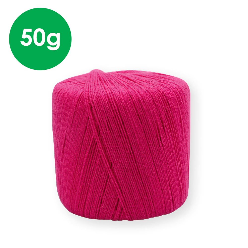 Crochet Cotton Pink 50g CleverPatch Art & Craft Supplies