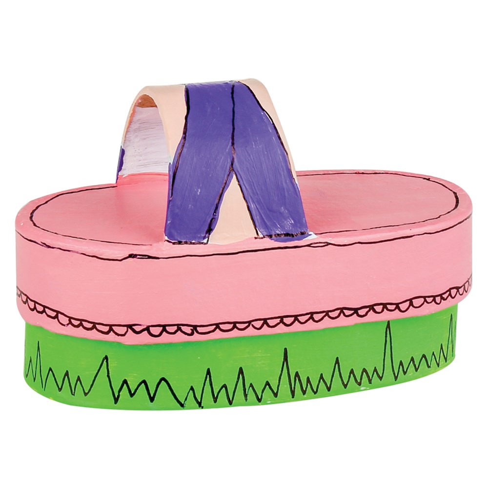 Sandal Shoe Box Papier Mache CleverPatch Art & Craft Supplies