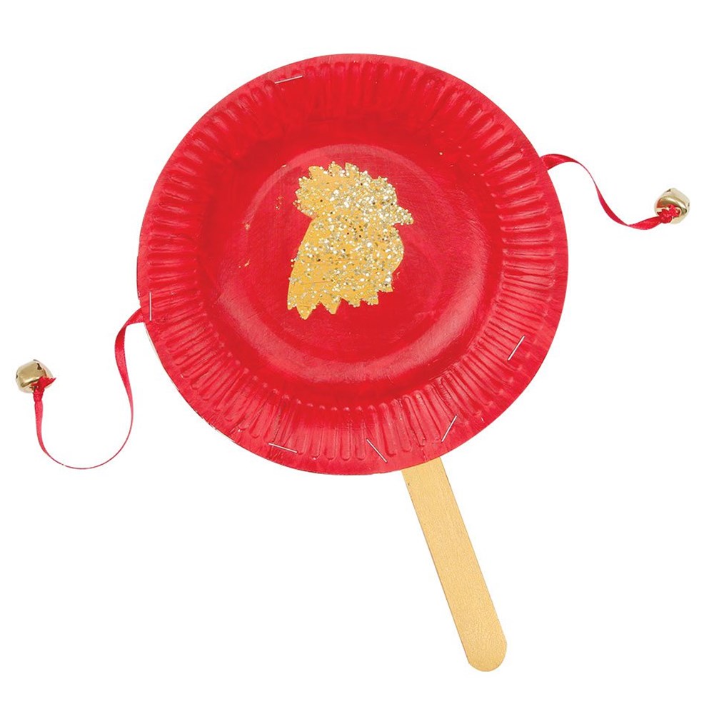 Festive Hand Drum Chinese New Year CleverPatch Art & Craft Supplies
