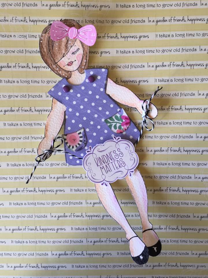 Julie Nutting Doll Stamp & Dies Frankie by Prima Marketing for