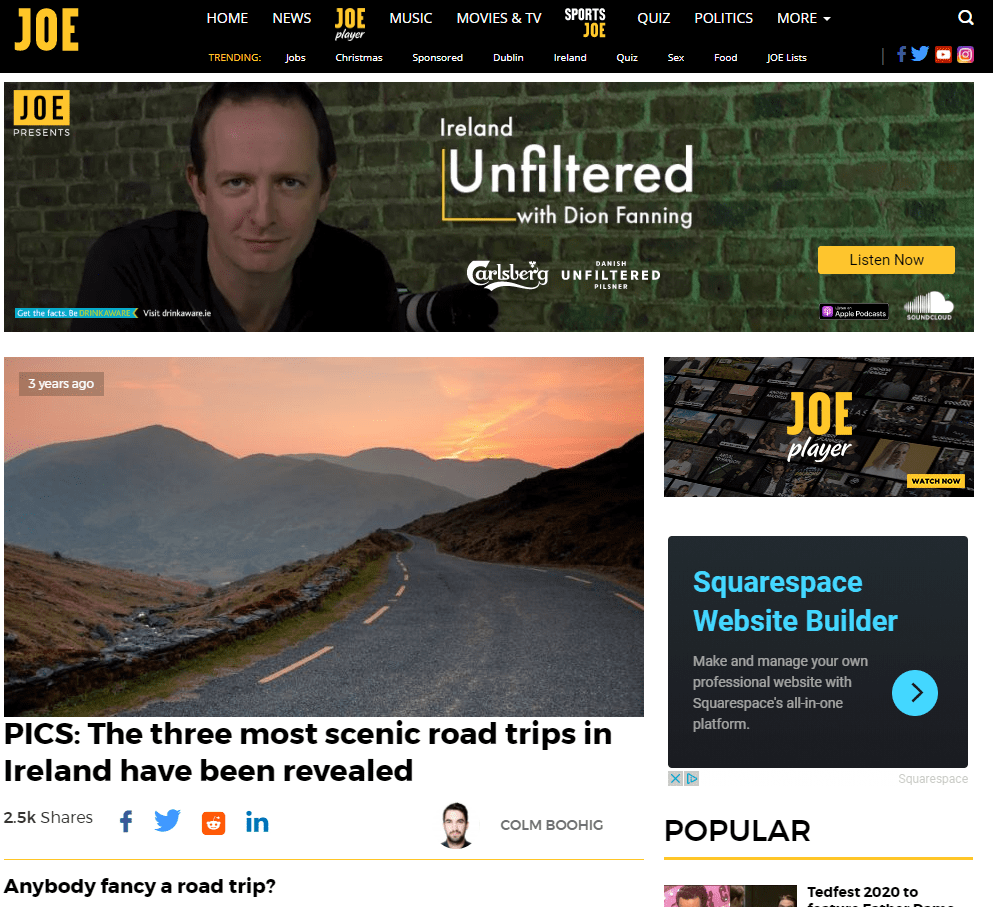 Chill Insurance 'Irish Drives' Case Study Click Consult