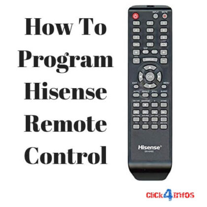How To Program Hisense Remote Control