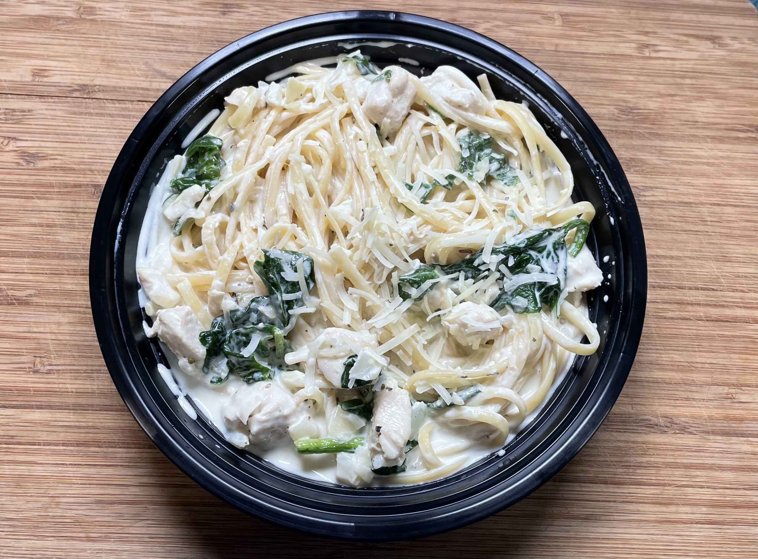 Chicken & Spinach Linguini Alfredo Click Fork