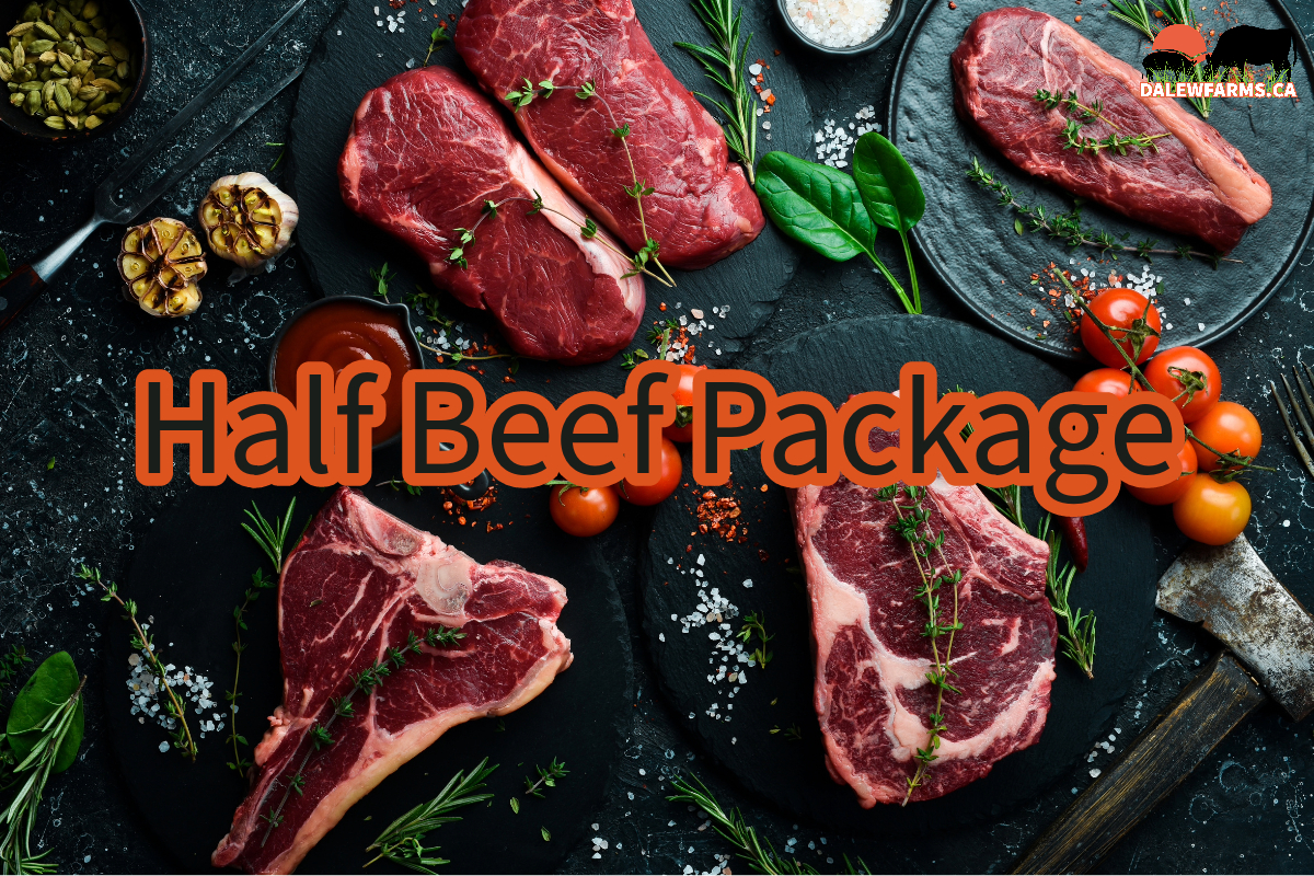 GrassFinished Beef 1/2 Beef Package (Ready to Go)! Click Fork