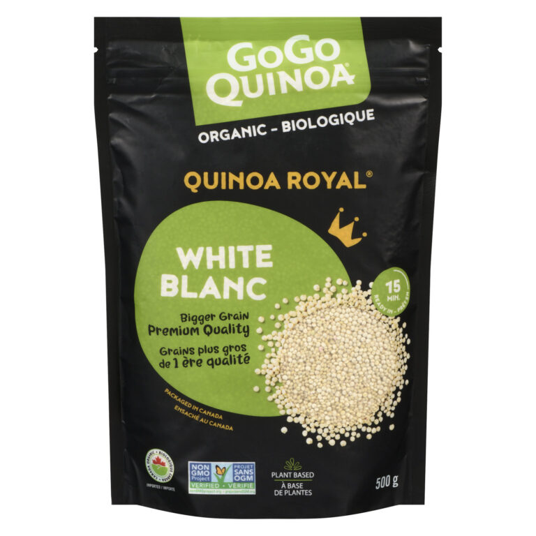 GoGo Quinoa Organic Royal White Quinoa Click Fork