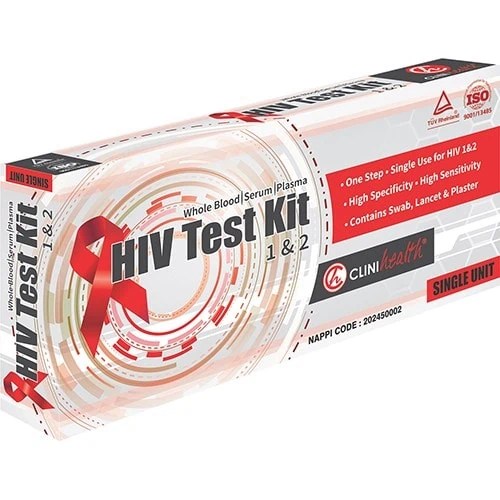 Clinihealth HIV Test Kit x 1 Click For Wellness