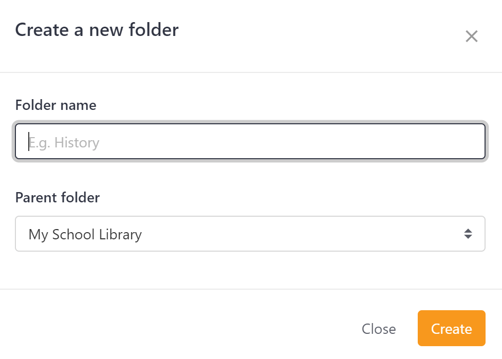 How to create folders or subfolders (US) ClickView