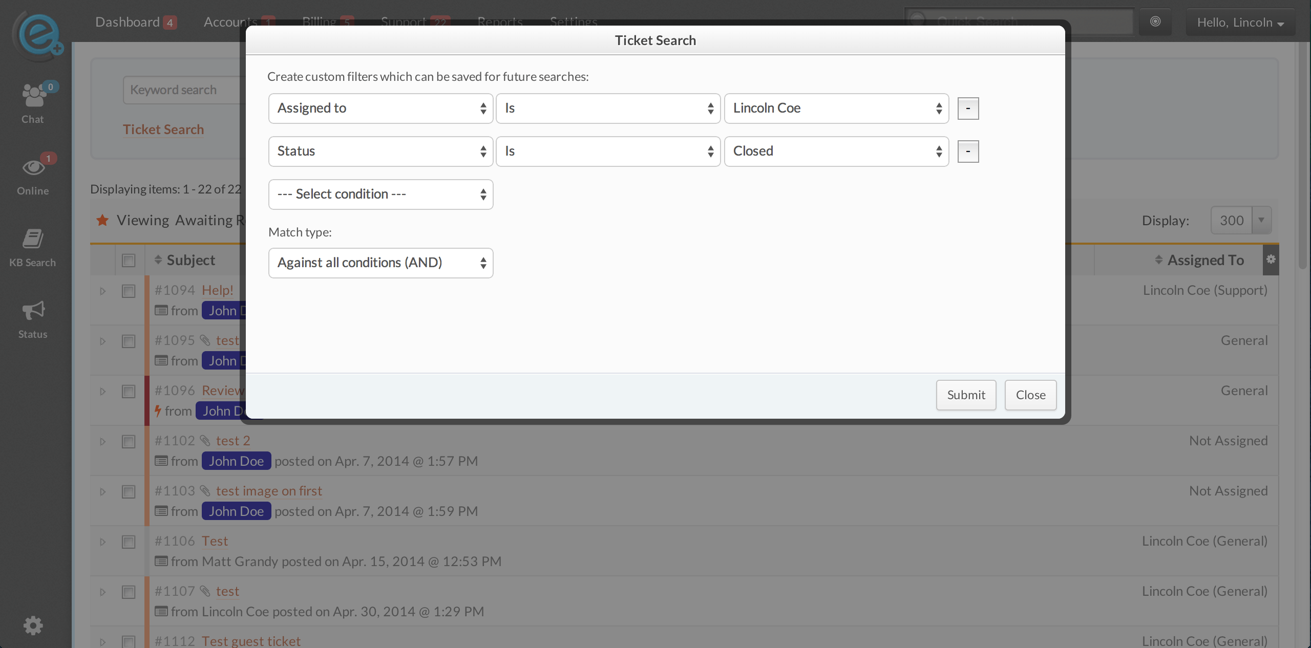 Setting up custom filters Knowledgebase Article Clientexec Inc.