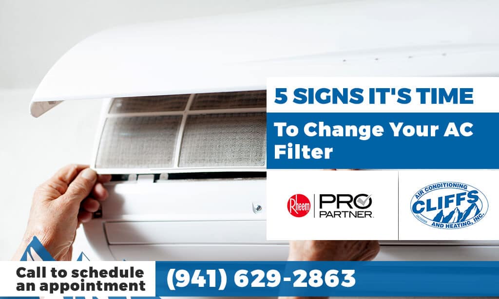North Port AC 5 Signs It's Time to Change Your AC Filter Cliffs Air