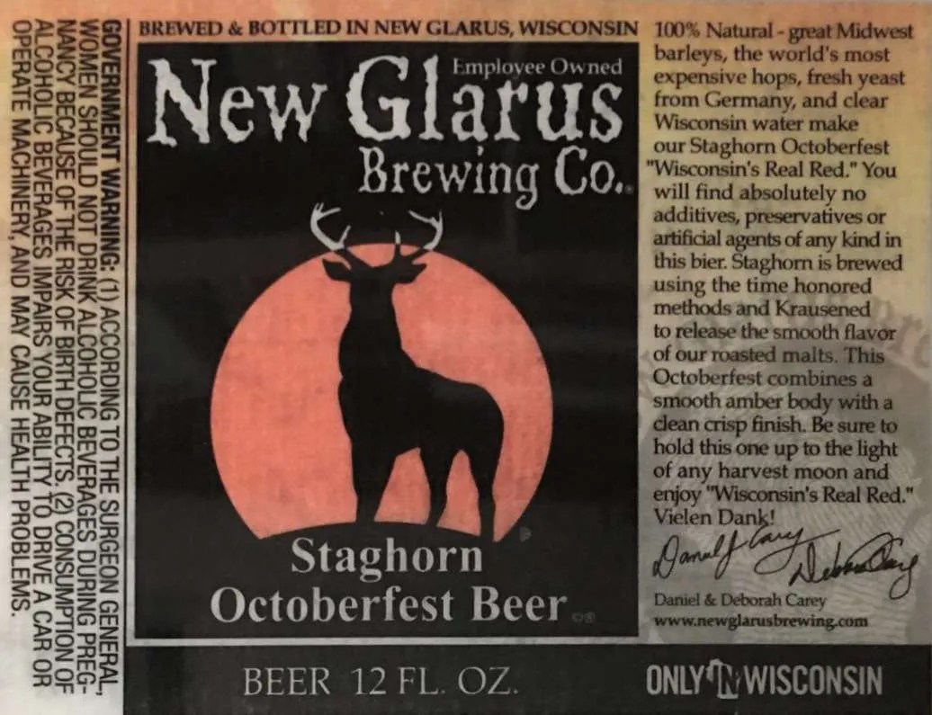 New Glarus Cliffs Notes Beer Guide
