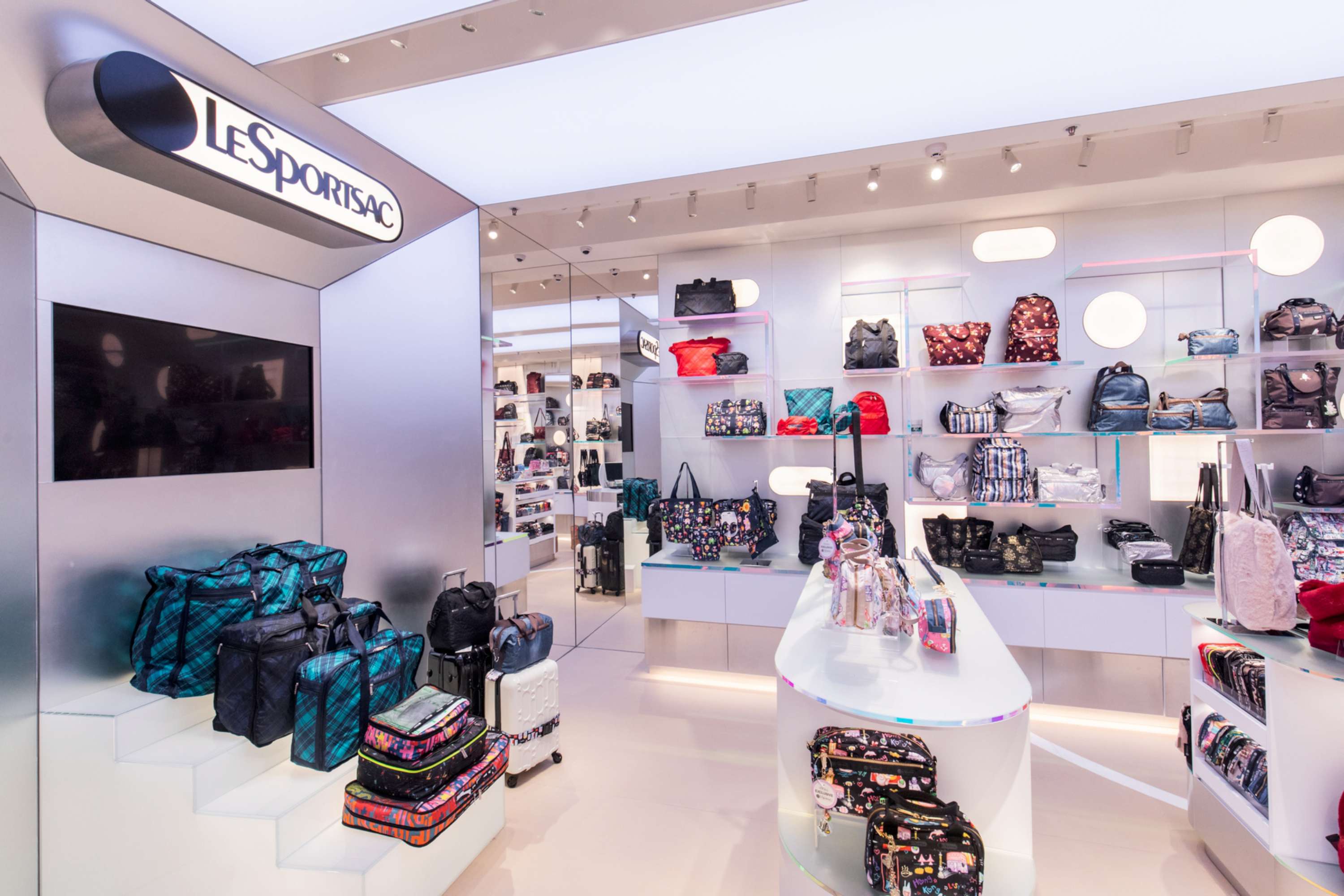 LeSportsac Retail Store Pacific Place, Admiralty Interior Design Hong Kong Clifton Leung