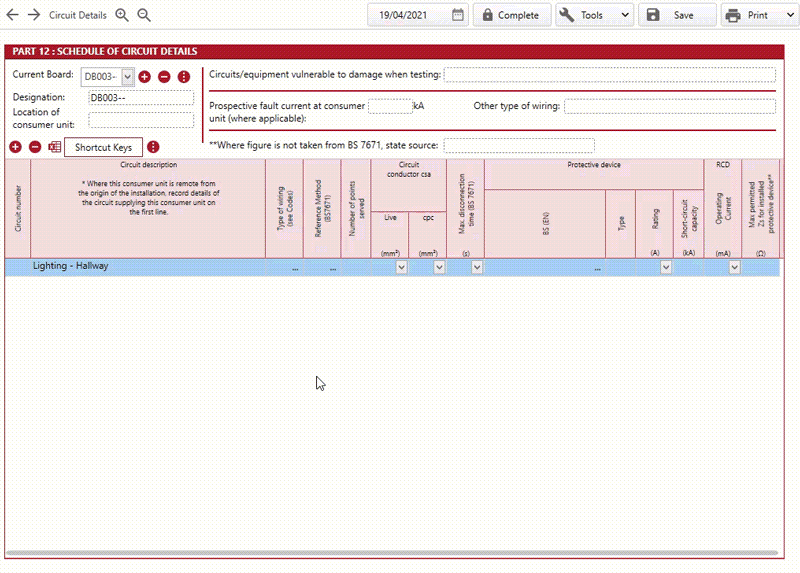 Using Automatic Max Zs NICEIC Cert Software Clik