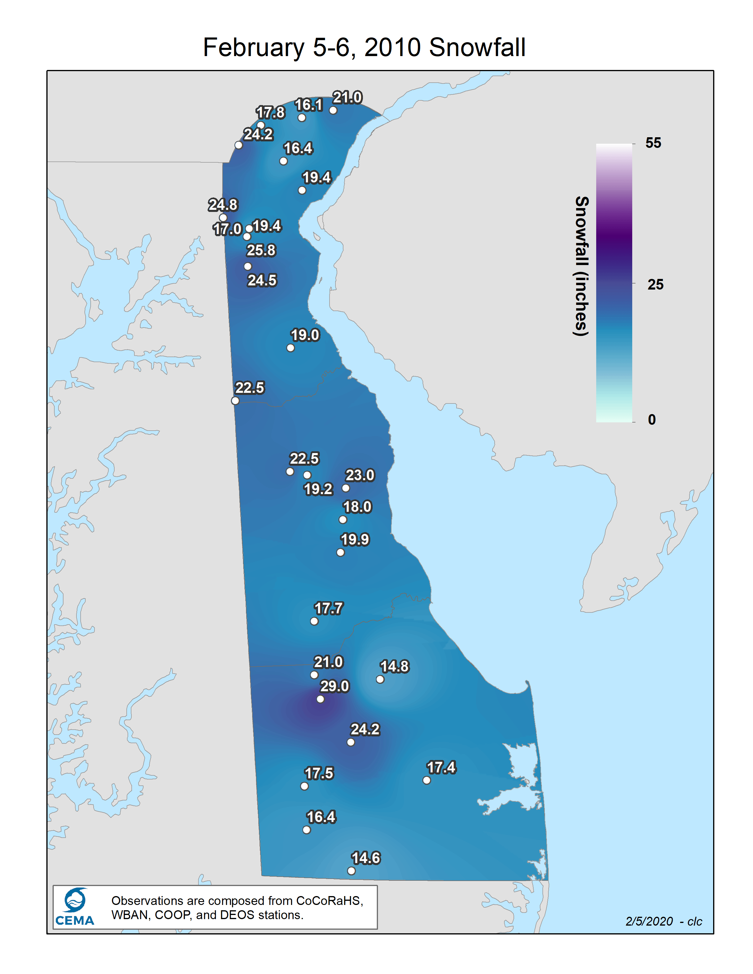 Ten Years Since Delaware’s “Snowmageddon” Office of the Delaware