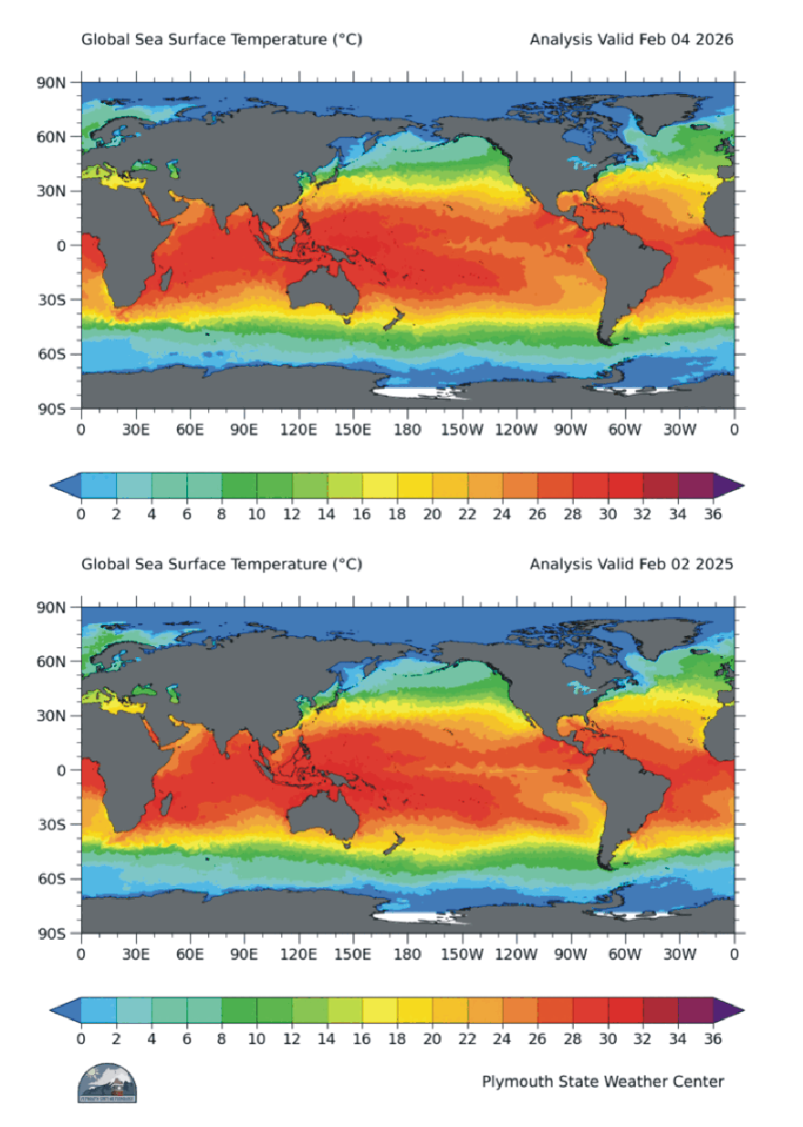 Florida Water Temperature Map
